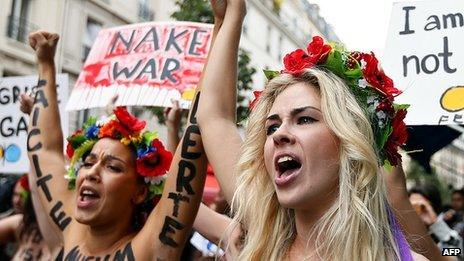 Ukrainian Femen group