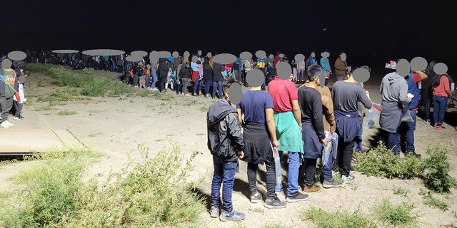 Groups of over 100 migrants were encountered in in La Grulla, Texas, on Sunday and Monday, border authorities said.