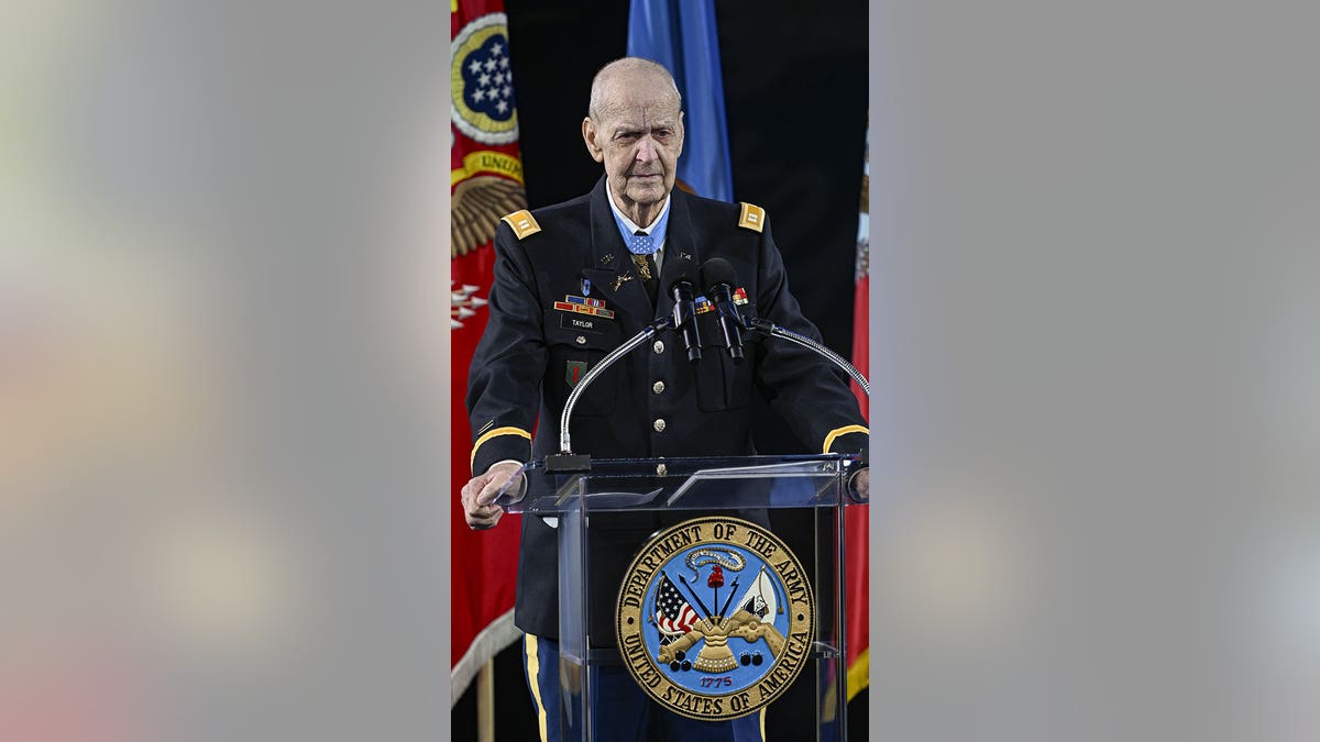 Larry Taylor Medal of Honor Recipient Speaking