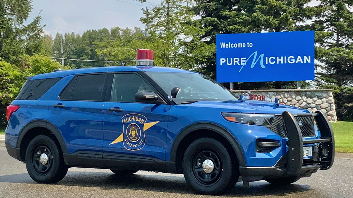 Michigan State Police car