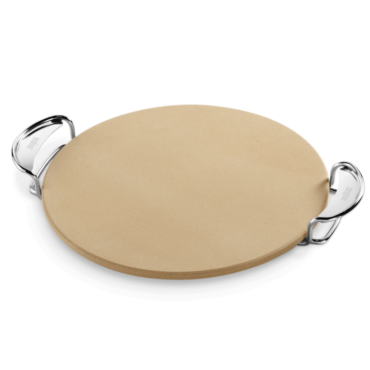 Weber Gourmet BBQ System Pizza Stone with Carry Rack