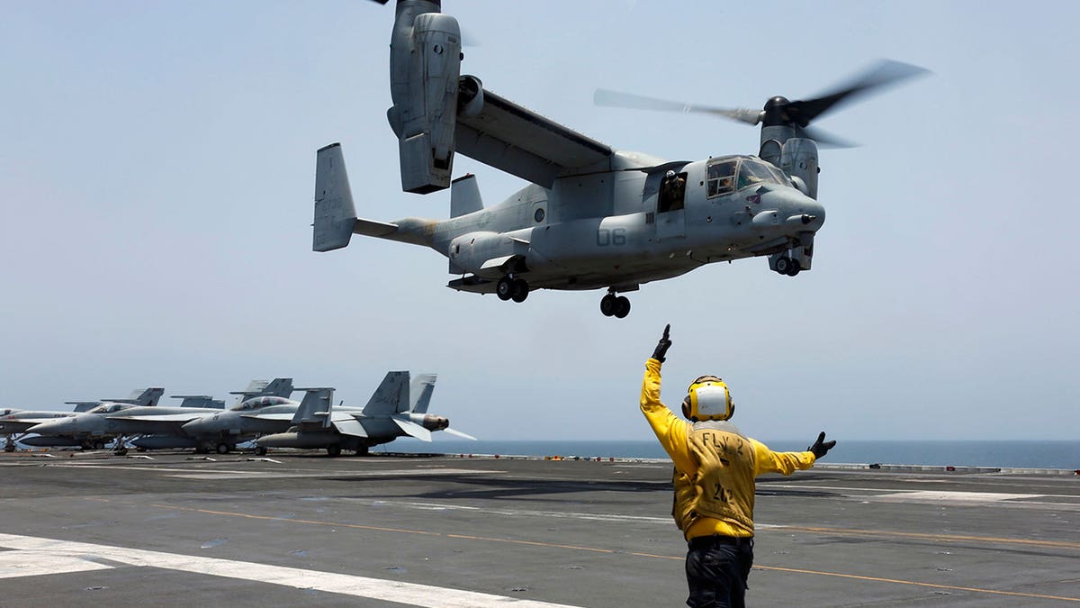 Osprey landing